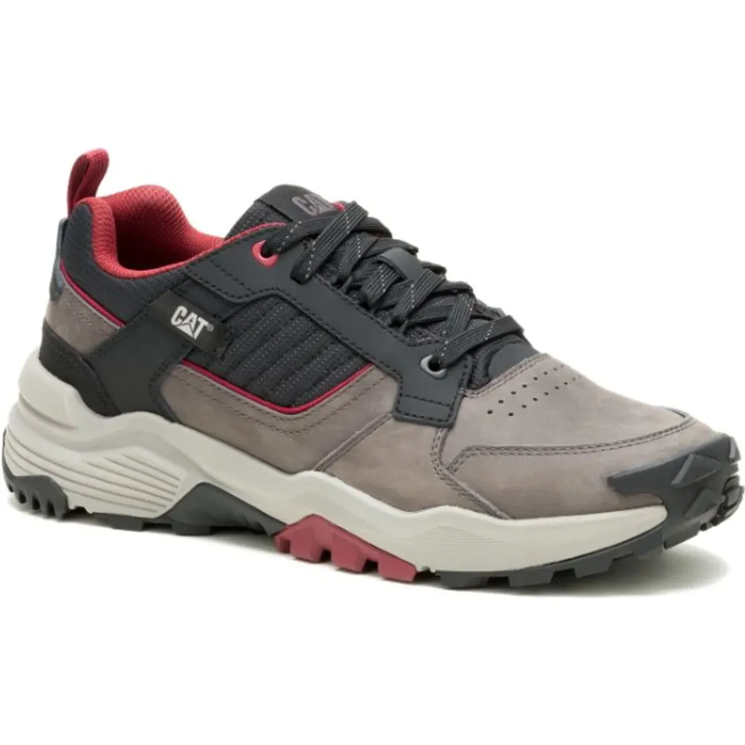 CAT Zapatillas Cat Urbanas Hombre Grapple Leather color gris | Platanitos