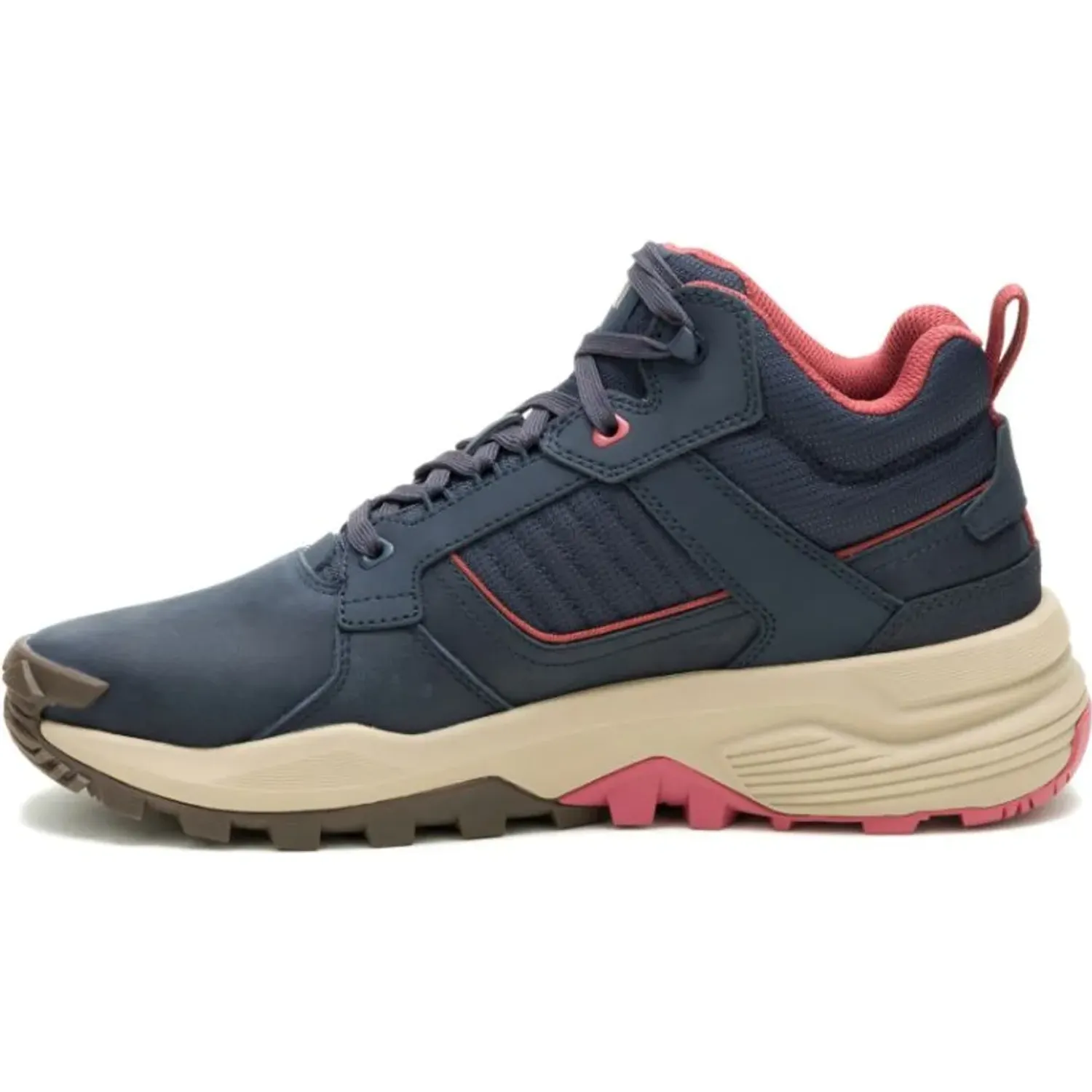 CAT Botin Cat Urbano Hombre Grapple Leather Mid color azul | Platanitos