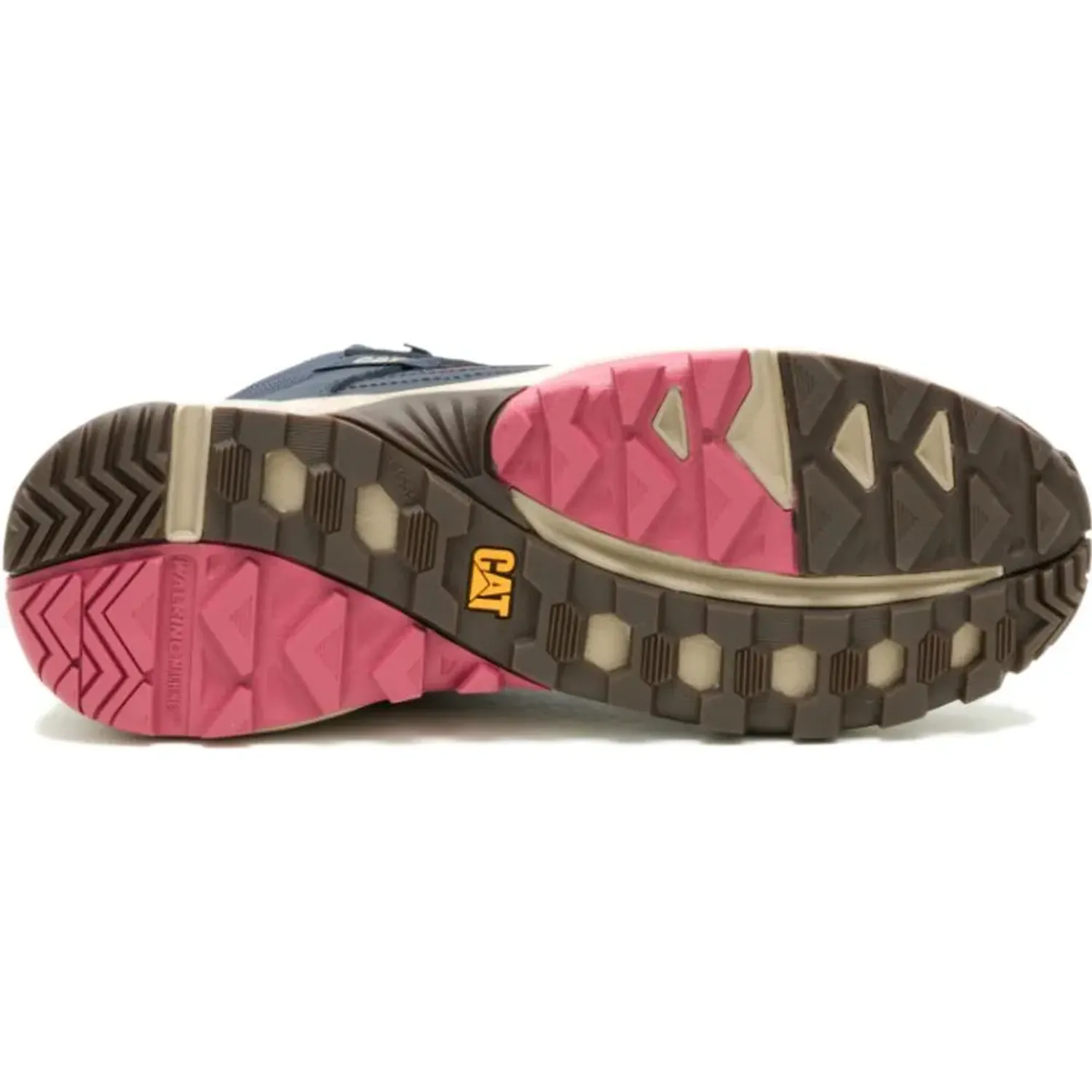 CAT Botin Cat Urbano Hombre Grapple Leather Mid color azul | Platanitos