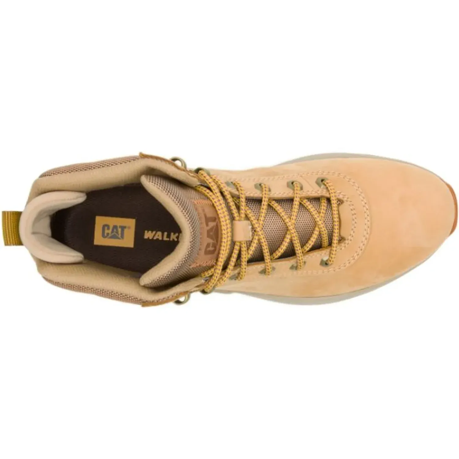 Zapato Cat Botin Casual Hombre Surge Hiker color amarillo | Platanitos