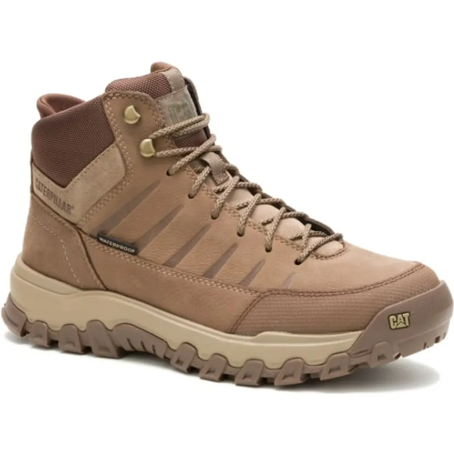 CAT Zapato Cat Botin Casual Hombre Threshold Rebound Mid Wp color marron | Platanitos
