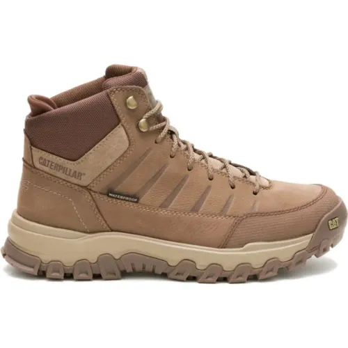 Zapato Cat Botin Casual Hombre Threshold Rebound Mid Wp color marron | Platanitos