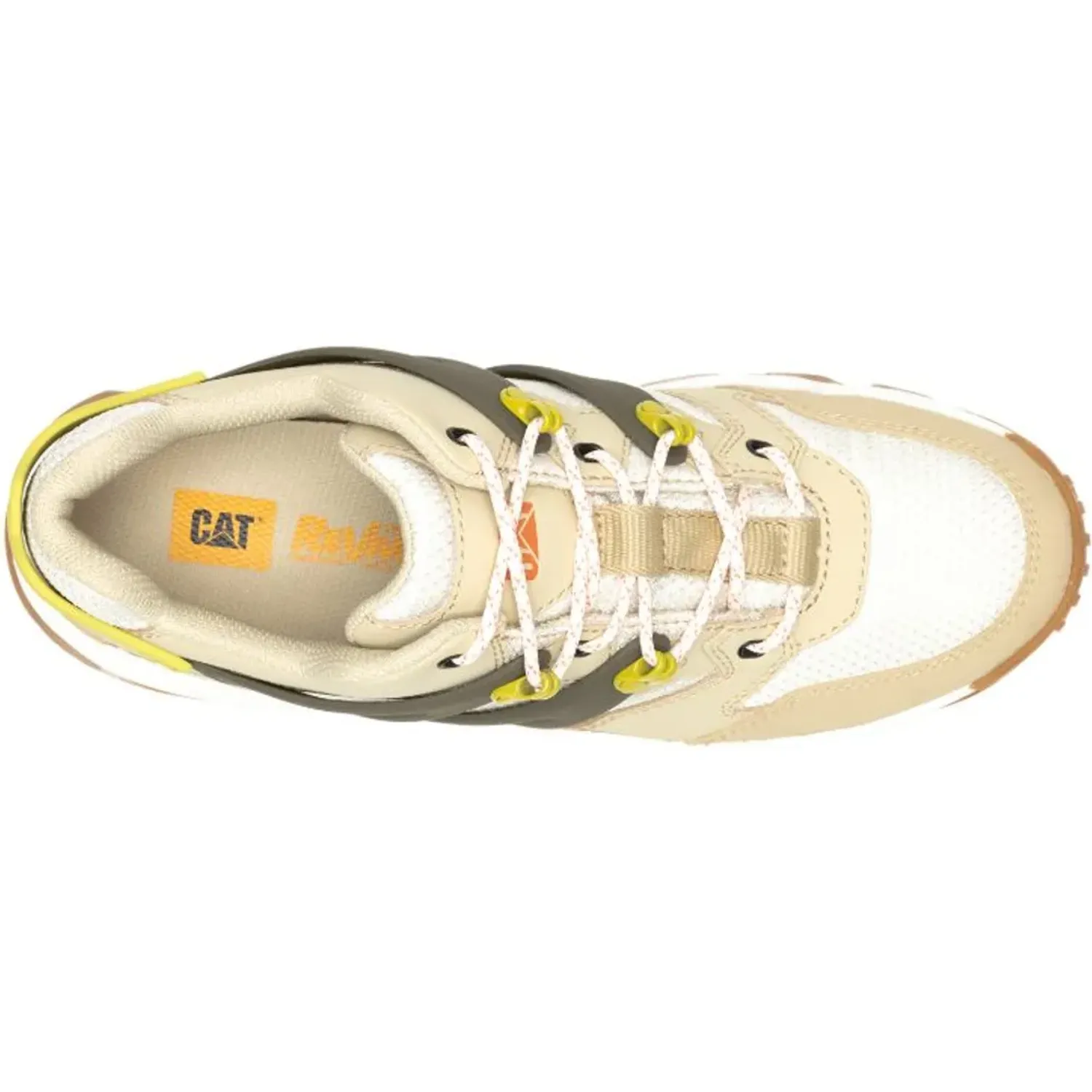 Zapatillas Cat Urbanas Hombre Reactor color beige | Platanitos