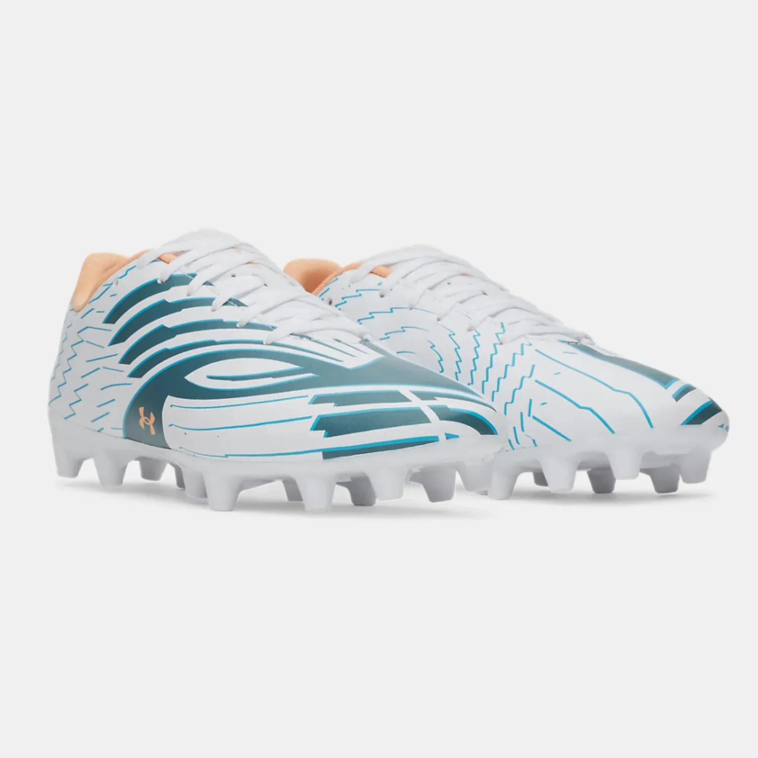Under Armour Zapatillas Under Armour De Futbol Hombre Shadow Club 4 Of color blanco / celeste | Platanitos