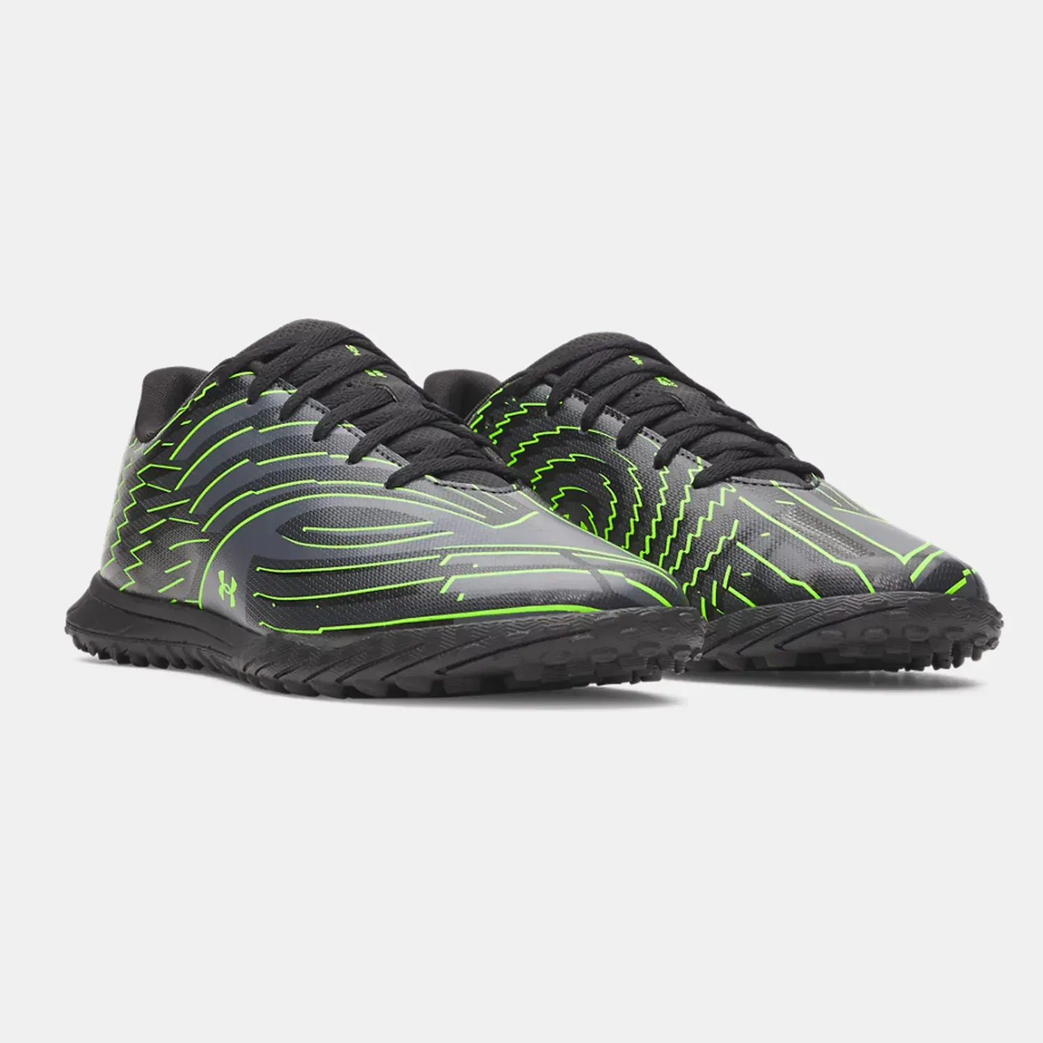 Zapatillas Under Armour De Futbol Hombre Shadow Club 4 color negro / amarillo | Platanitos