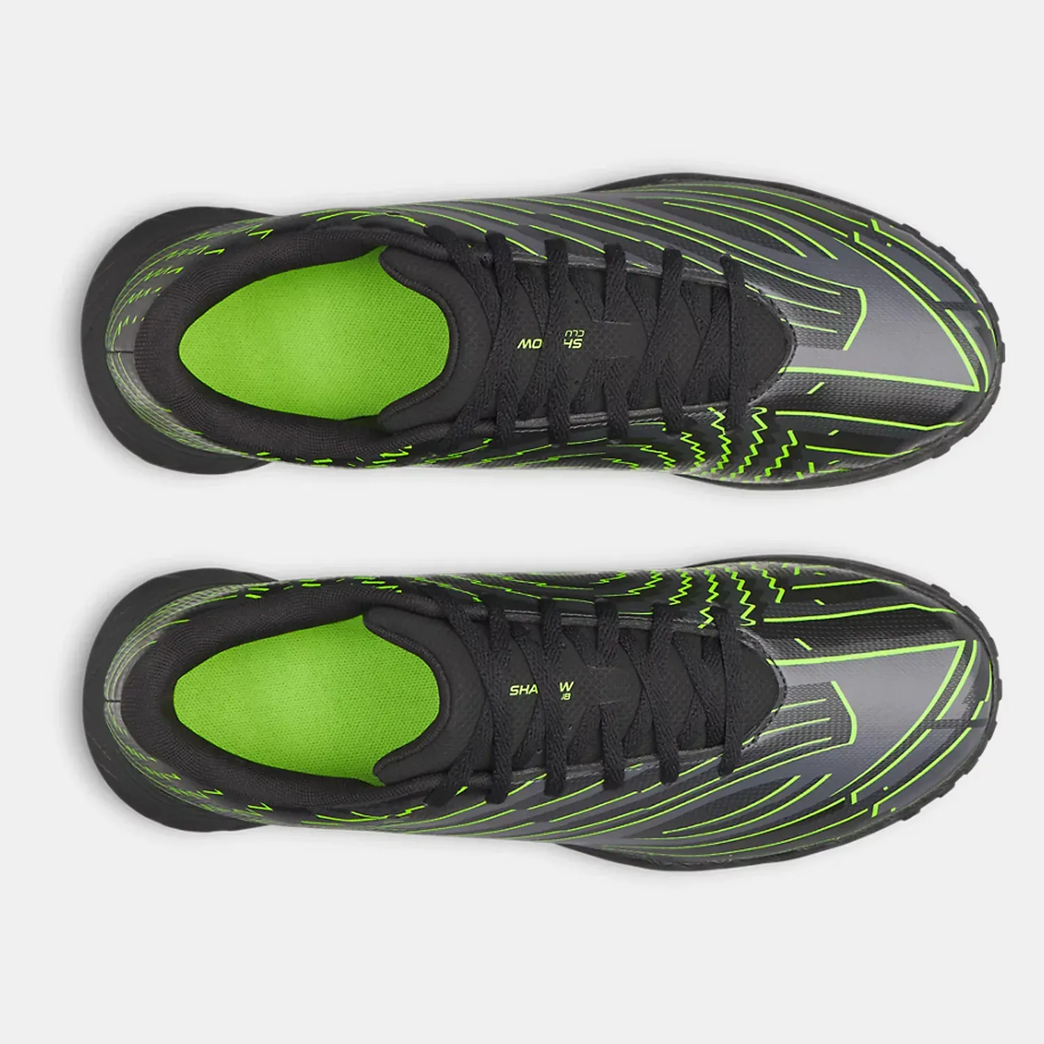 Zapatillas Under Armour De Futbol Hombre Shadow Club 4 color negro / amarillo | Platanitos