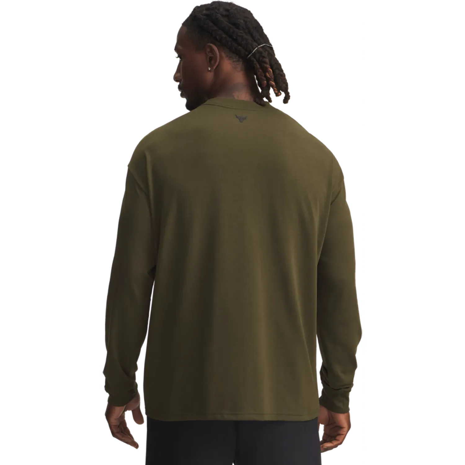 Under Armour Polera Under Armour Deportiva Hombre Proyect Rock Ls Q4 St color verde | Platanitos