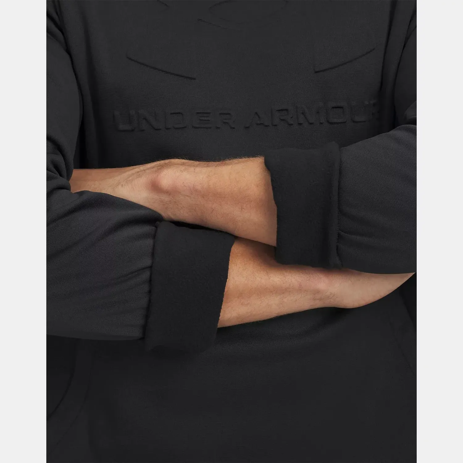 Under Armour Polera Under Armour Training Hombre Fleccee Graphic Hd color negro | Platanitos