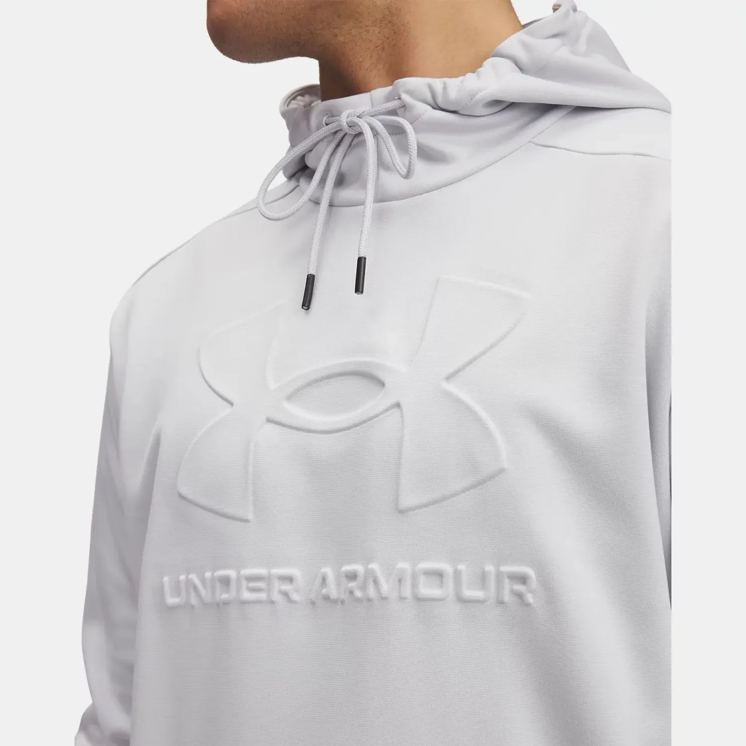 Under Armour Polera Under Armour Training Hombre Fleccee Graphic Hd color blanco | Platanitos