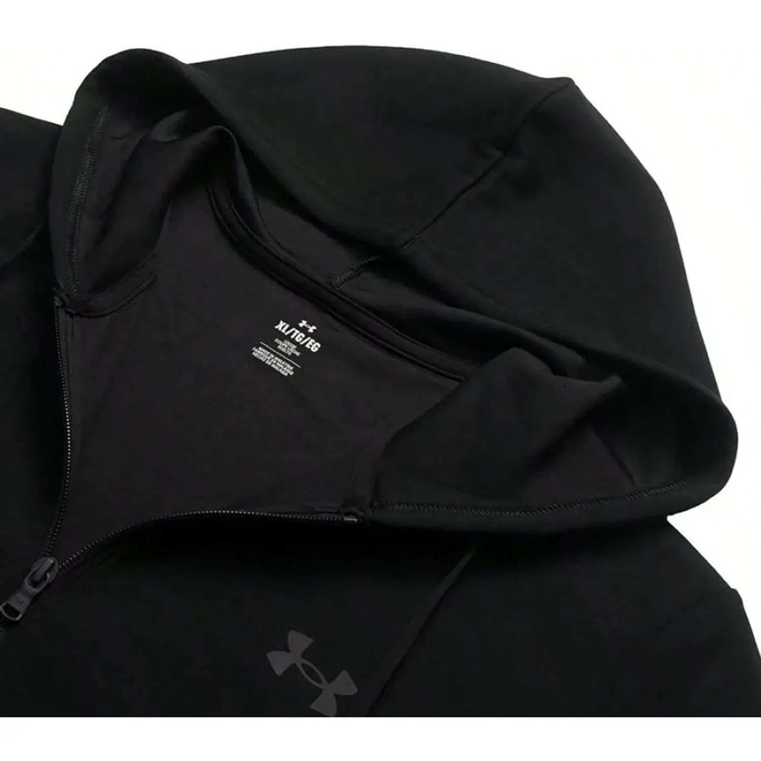 Under Armour Casaca Under Armour Training Hombre Flex Fleece Full Zip color negro | Platanitos