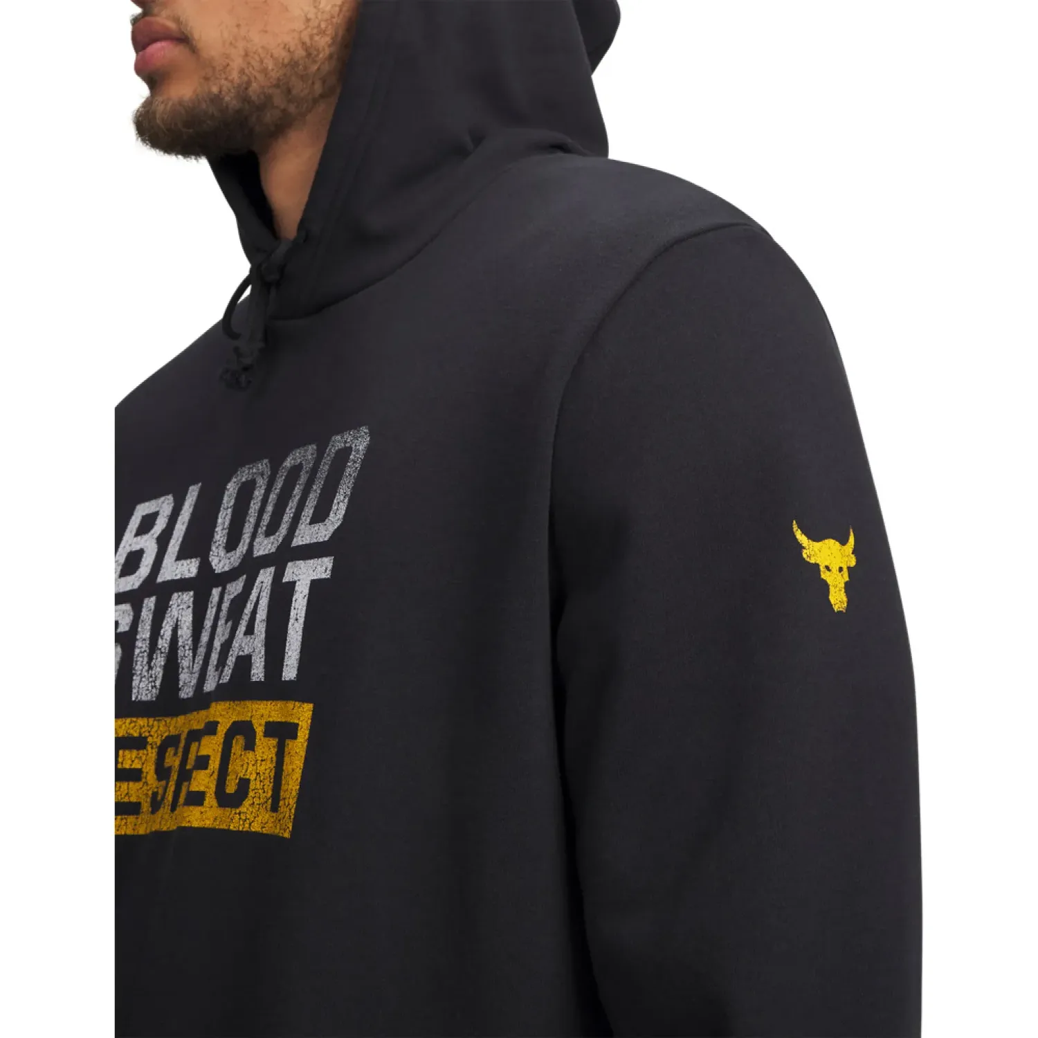 Under Armour Polera Under Armour Training Hombre Proyect Rock Rival Fleece Hd color negro | Platanitos