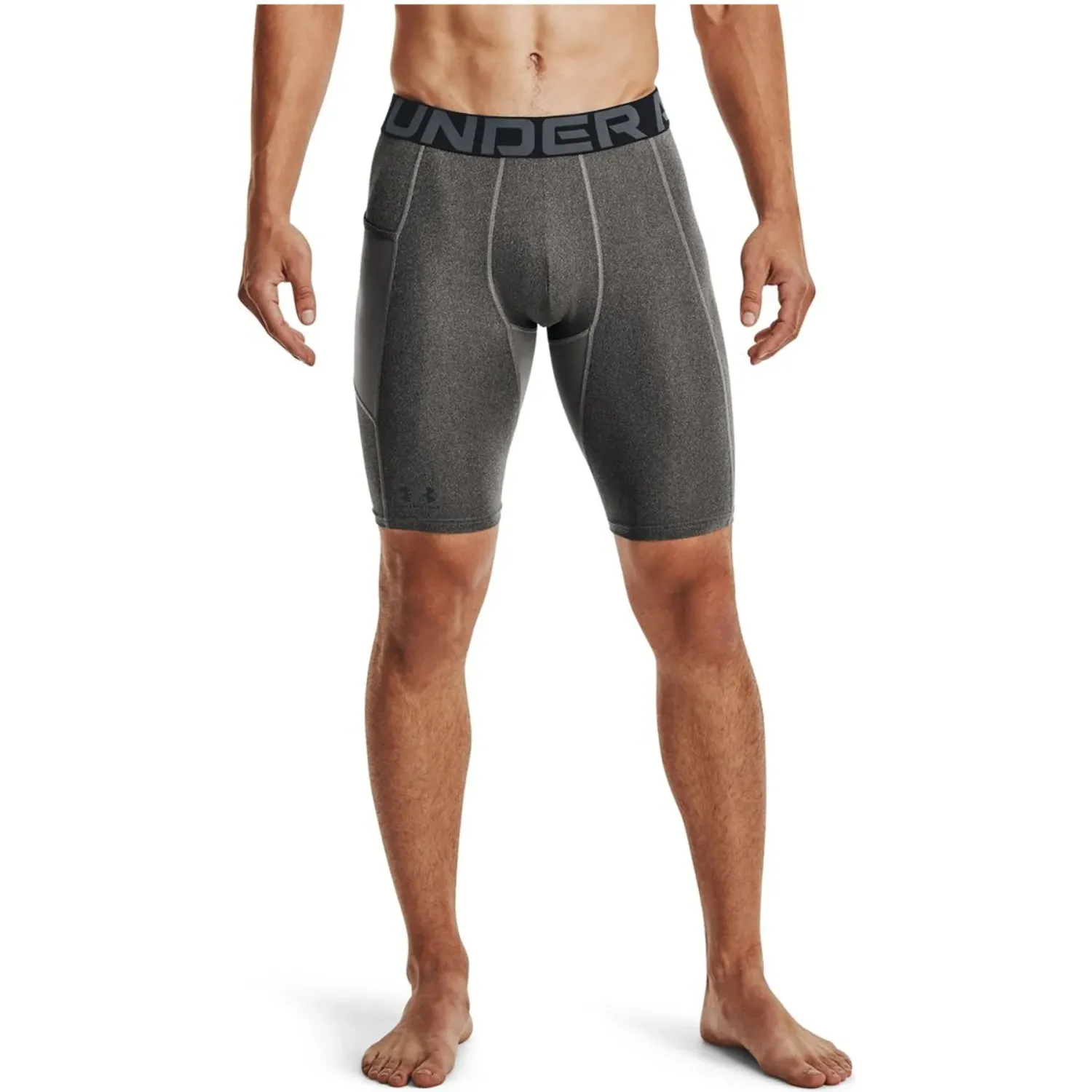 Short Under Armour Training Hombre Heatgear Pocket Long color gris | Platanitos