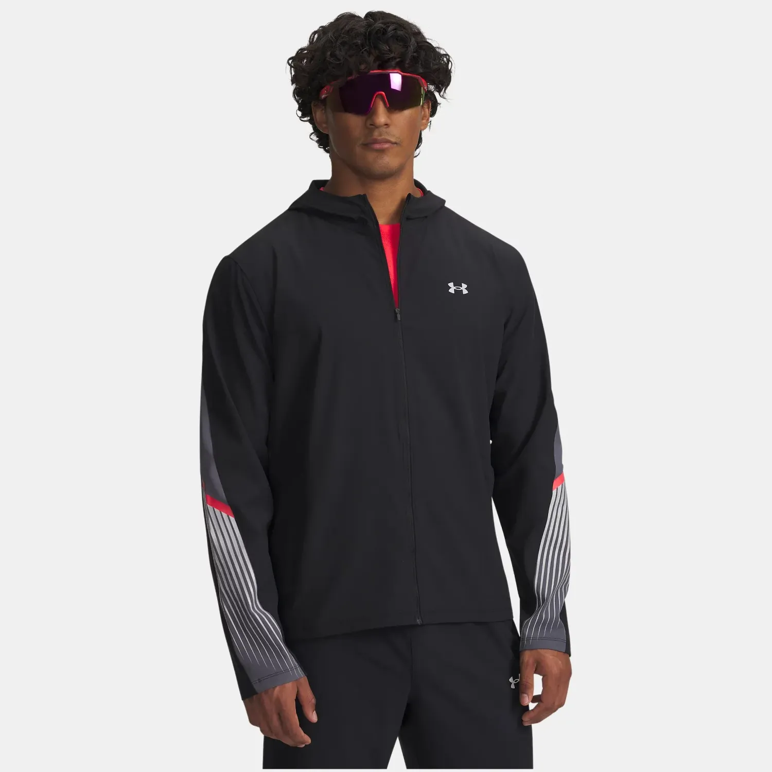 Under Armour Casaca Under Armour Running Hombre Velociti Storm Hooded Con Capucha color negro | Platanitos