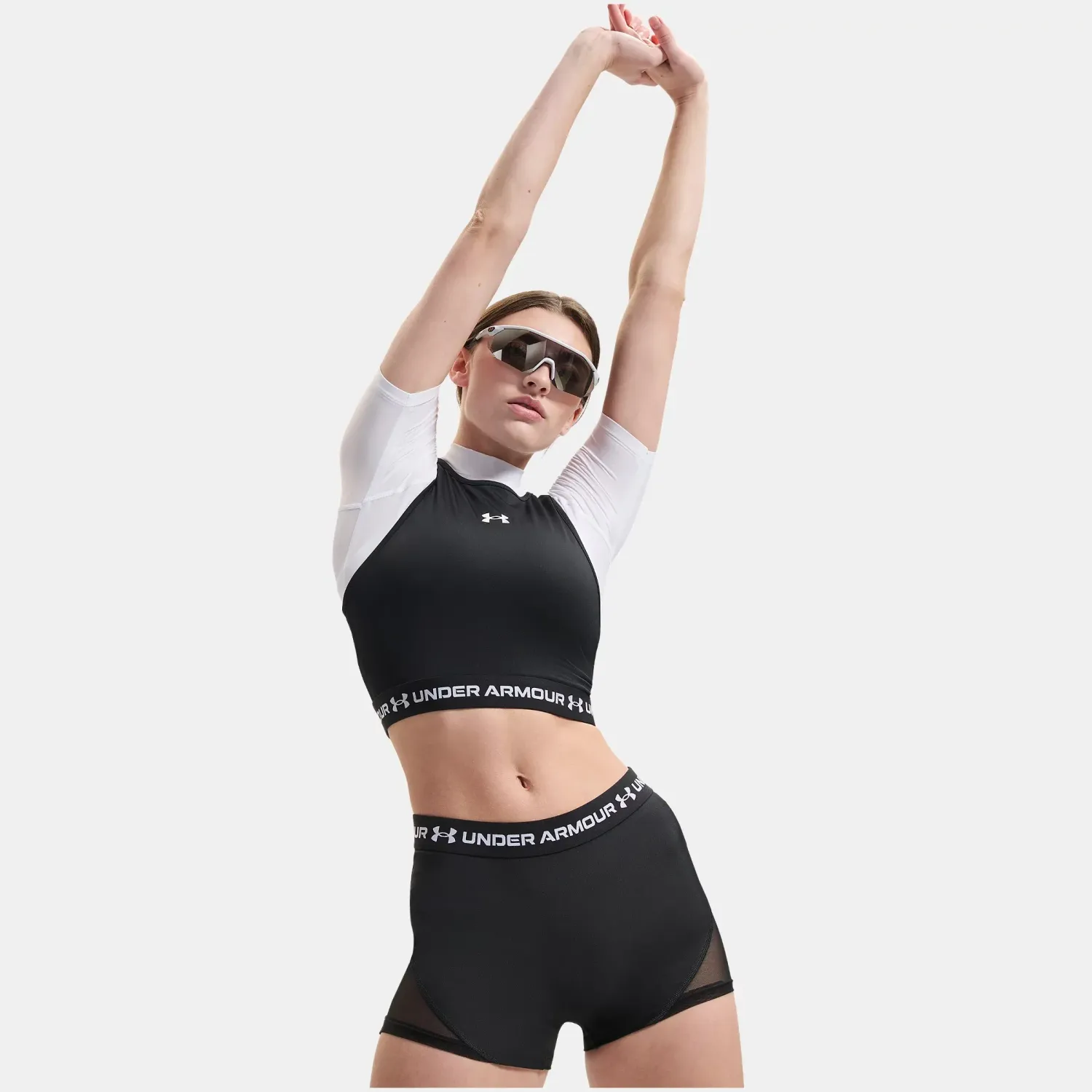 Under Armour Top Under Armour Training Mujer Heatgear Mesh Tank color negro | Platanitos