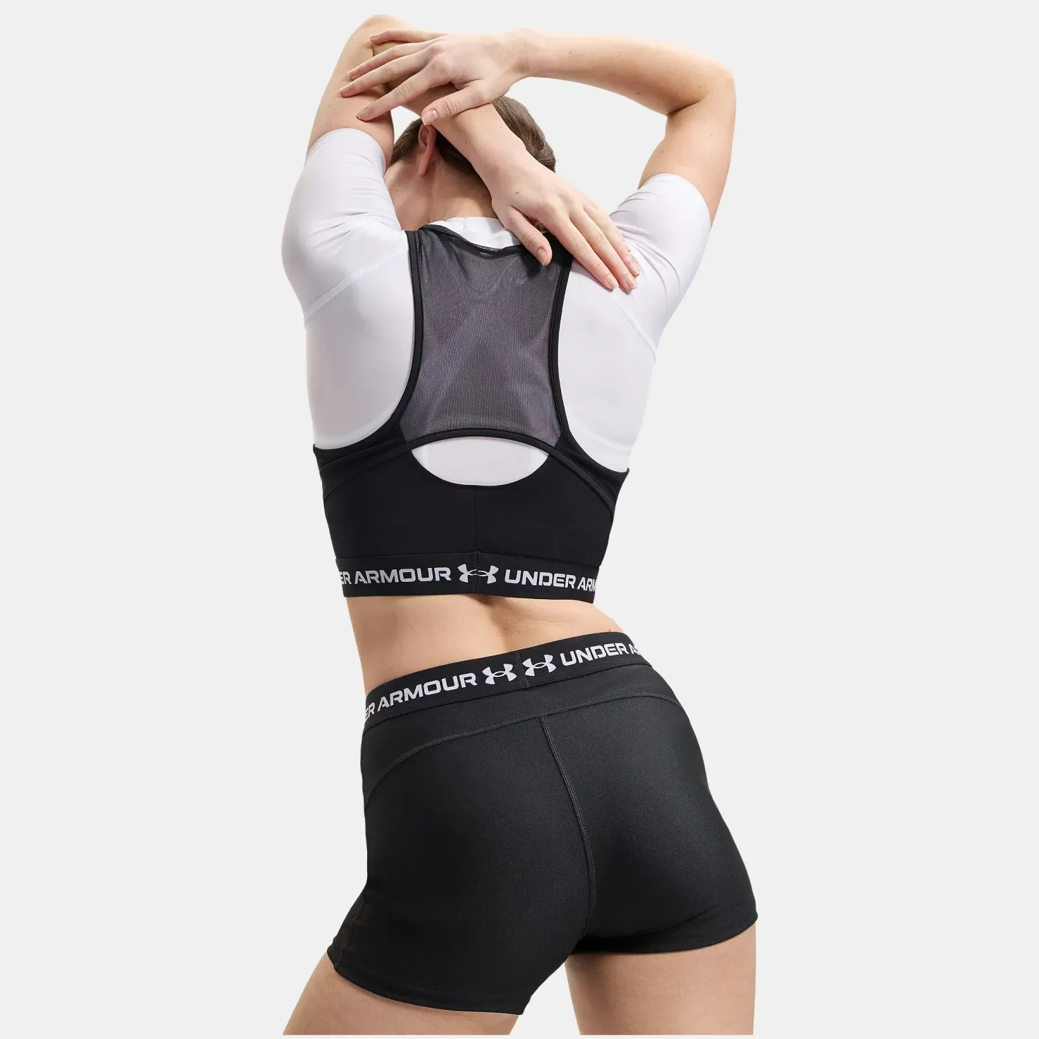 Under Armour Top Under Armour Training Mujer Heatgear Mesh Tank color negro | Platanitos