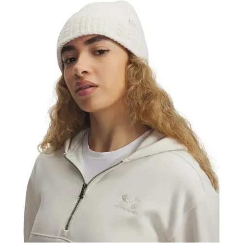 Gorra Under Armour Urbana Mujer Beannie Knitted Soft color blanco | Platanitos
