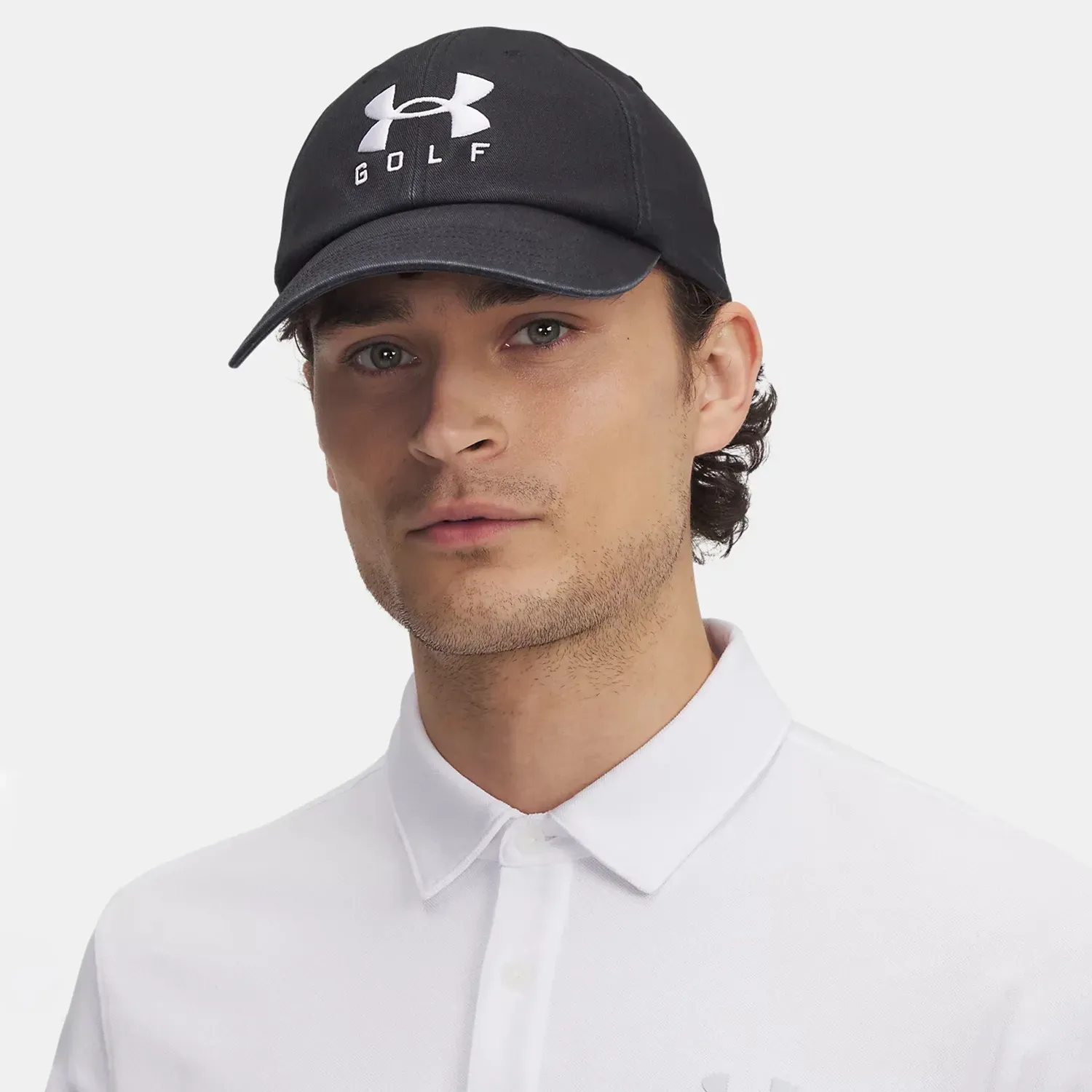 Gorra Under Armour De Golf Hombre Model Drive96 color negro | Platanitos