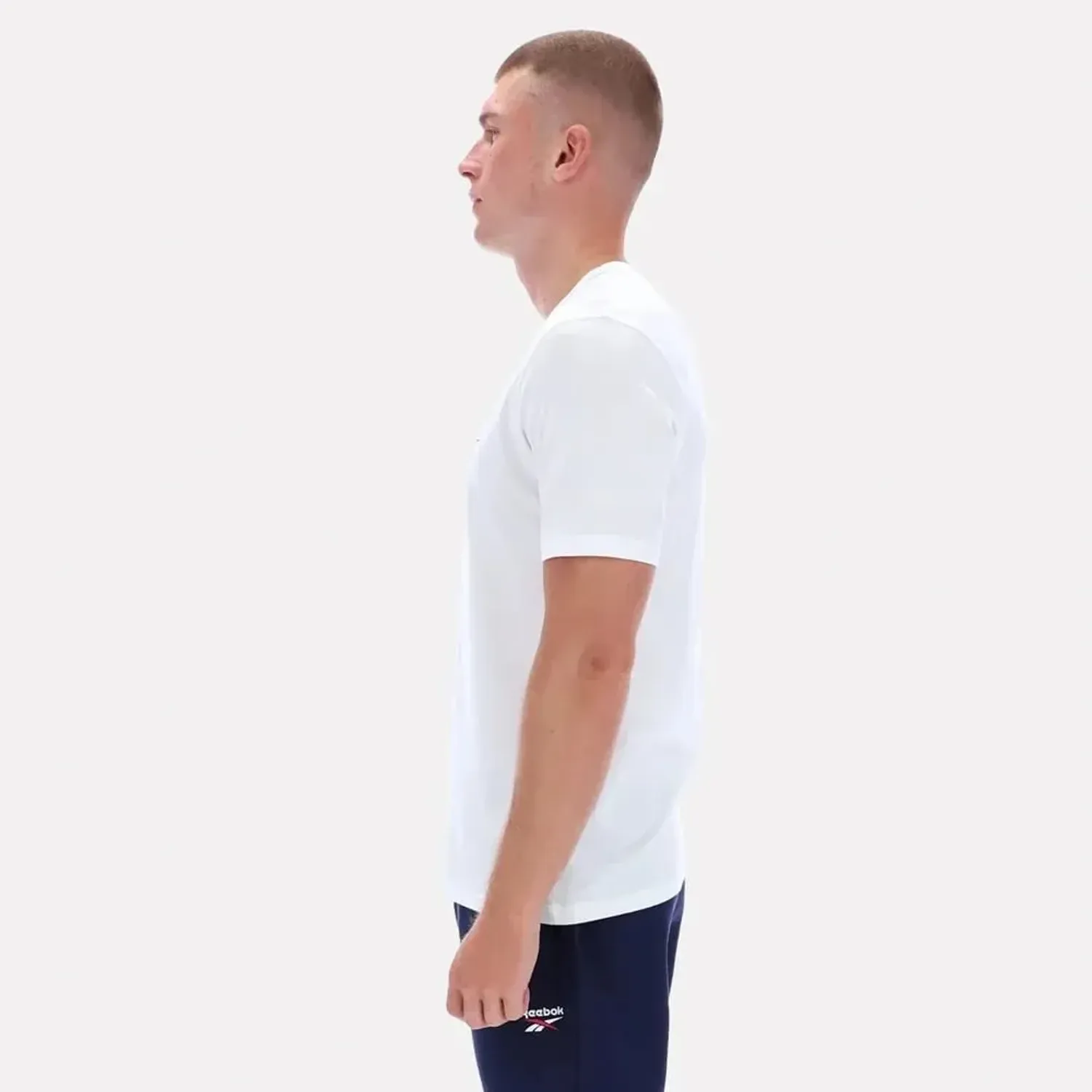 Reebok Polo Reebok Deportivo Hombre Big Logo Tee color blanco | Platanitos