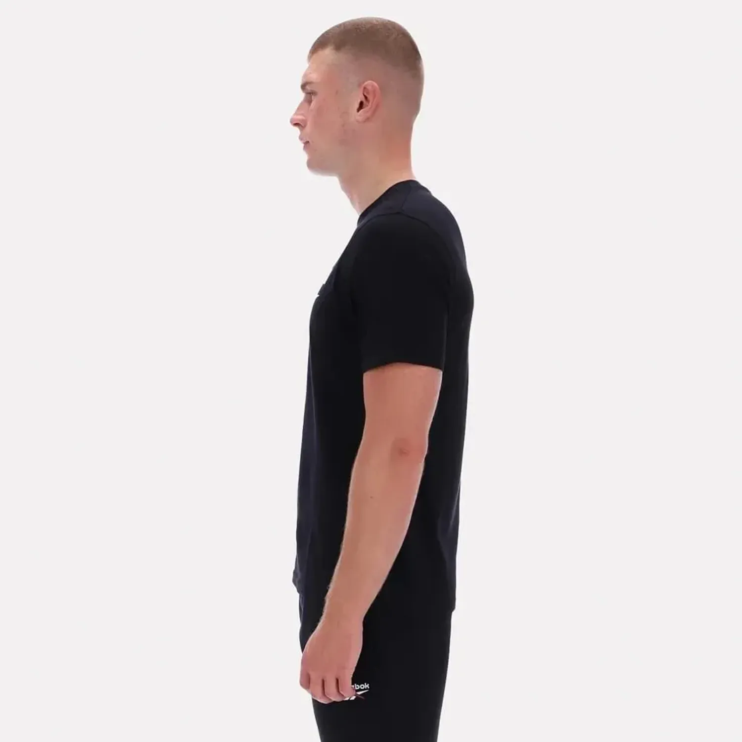 Reebok Polo Reebok Deportivo Hombre Big Logo Tee color negro | Platanitos