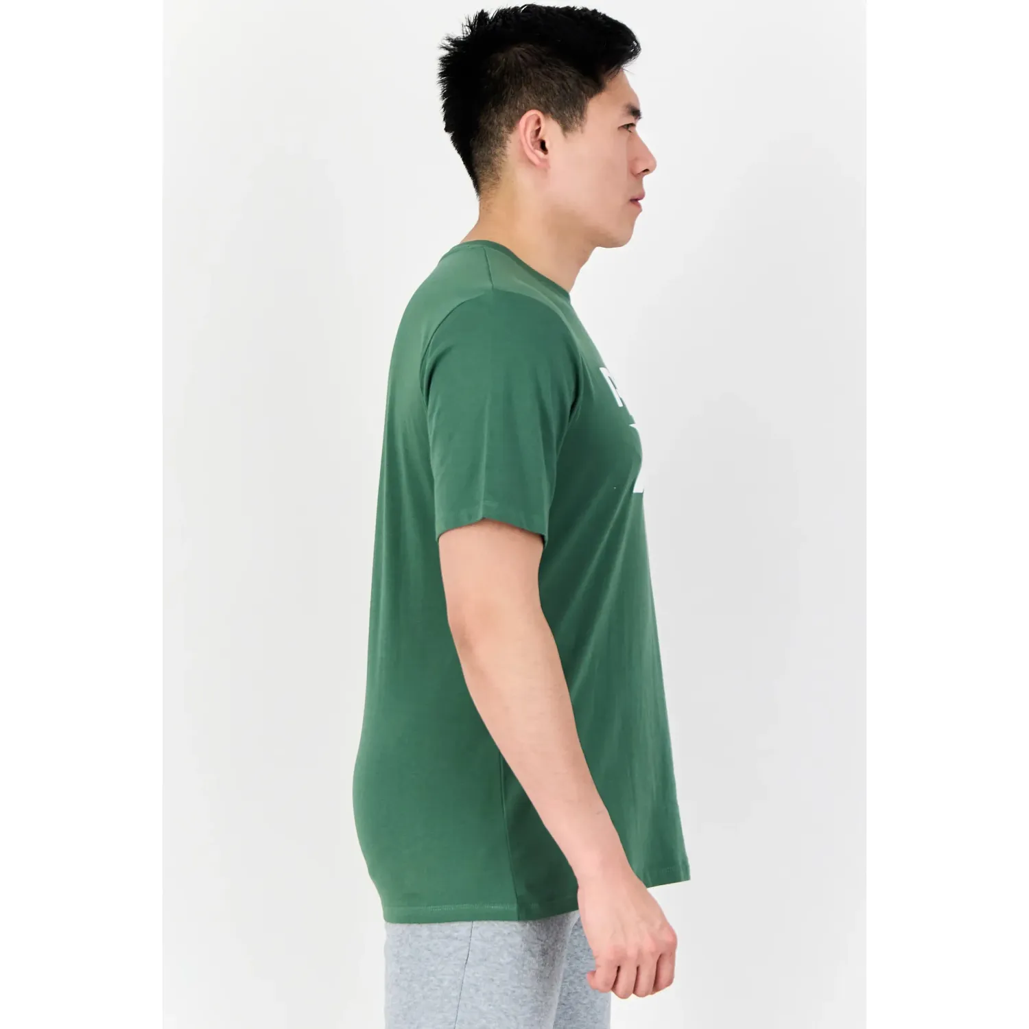 Reebok Polo Reebok Deportivo Hombre Big Logo Tee color verde | Platanitos