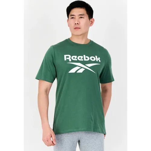 Polo Reebok Deportivo Hombre Big Logo Tee color verde | Platanitos