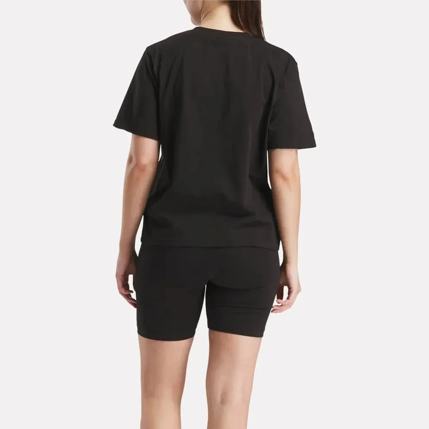 Polo Reebok Deportivo Mujer Women Big Logo Tee color negro | Platanitos