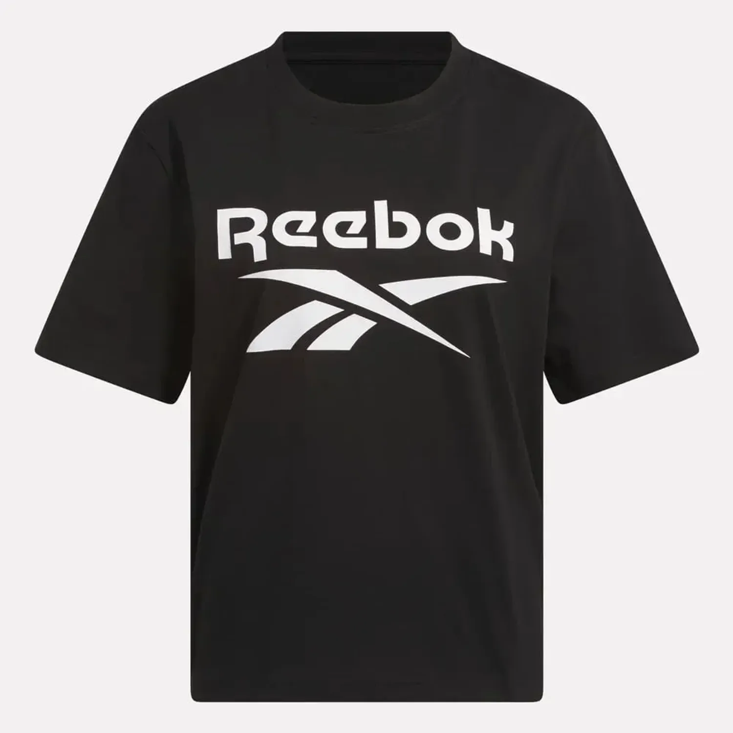 Polo Reebok Deportivo Mujer Women Big Logo Tee color negro | Platanitos
