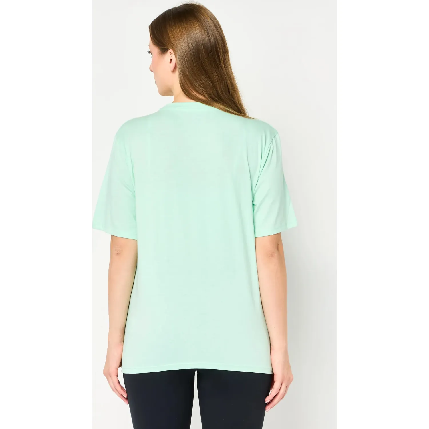 Reebok Polo Reebok Deportivo Mujer Women Big Logo Tee color verde | Platanitos