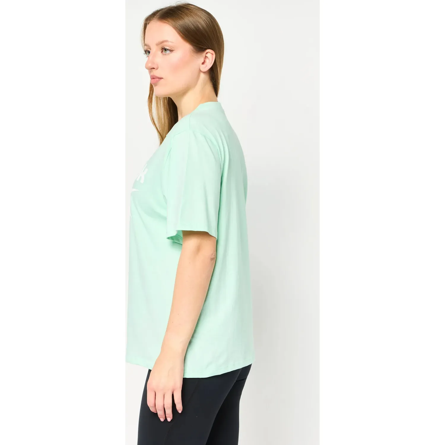 Reebok Polo Reebok Deportivo Mujer Women Big Logo Tee color verde | Platanitos
