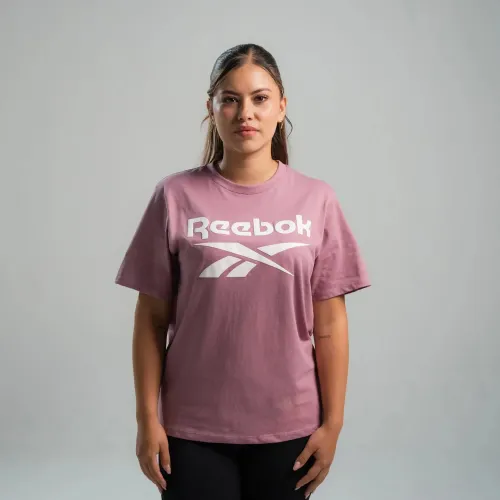 Mujer Reebok Rosado Polo Deportivo Mujer Women Big Logo Tee