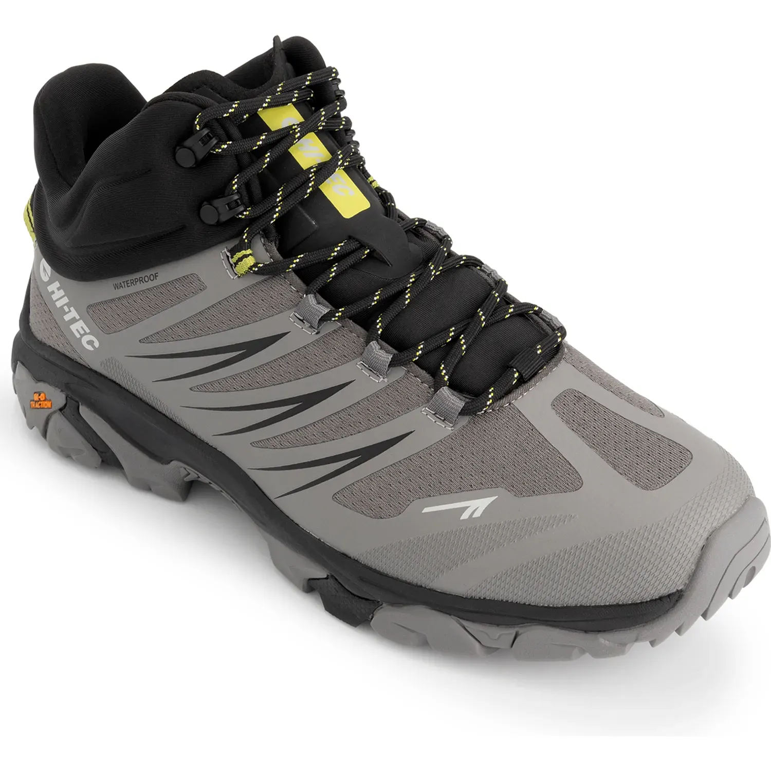 Zapatillas Hi-Tec De Outdoor Hombre Tarantula Lte Mid Wp color gris / negro | Platanitos