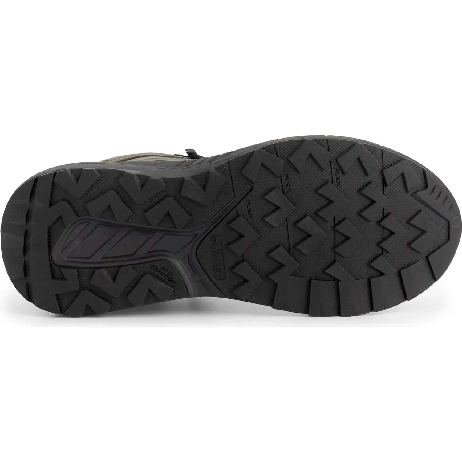Zapatillas Hi-Tec De Outdoor Hombre Softshell Mid Wp color verde | Platanitos