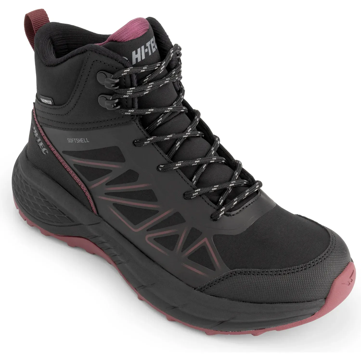 Zapatillas Hi-Tec De Outdoor Mujer Softshell Mid Wp Women'S color negro | Platanitos