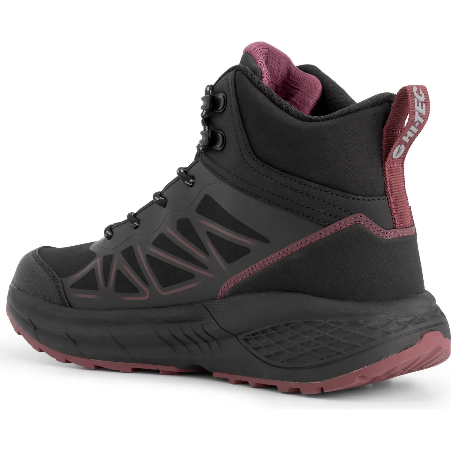 Zapatillas Hi-Tec De Outdoor Mujer Softshell Mid Wp Women'S color negro | Platanitos