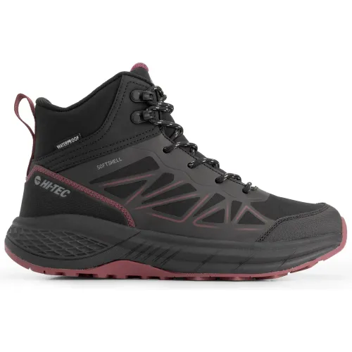 Zapatillas Hi-Tec De Outdoor Mujer Softshell Mid Wp Women'S color negro | Platanitos