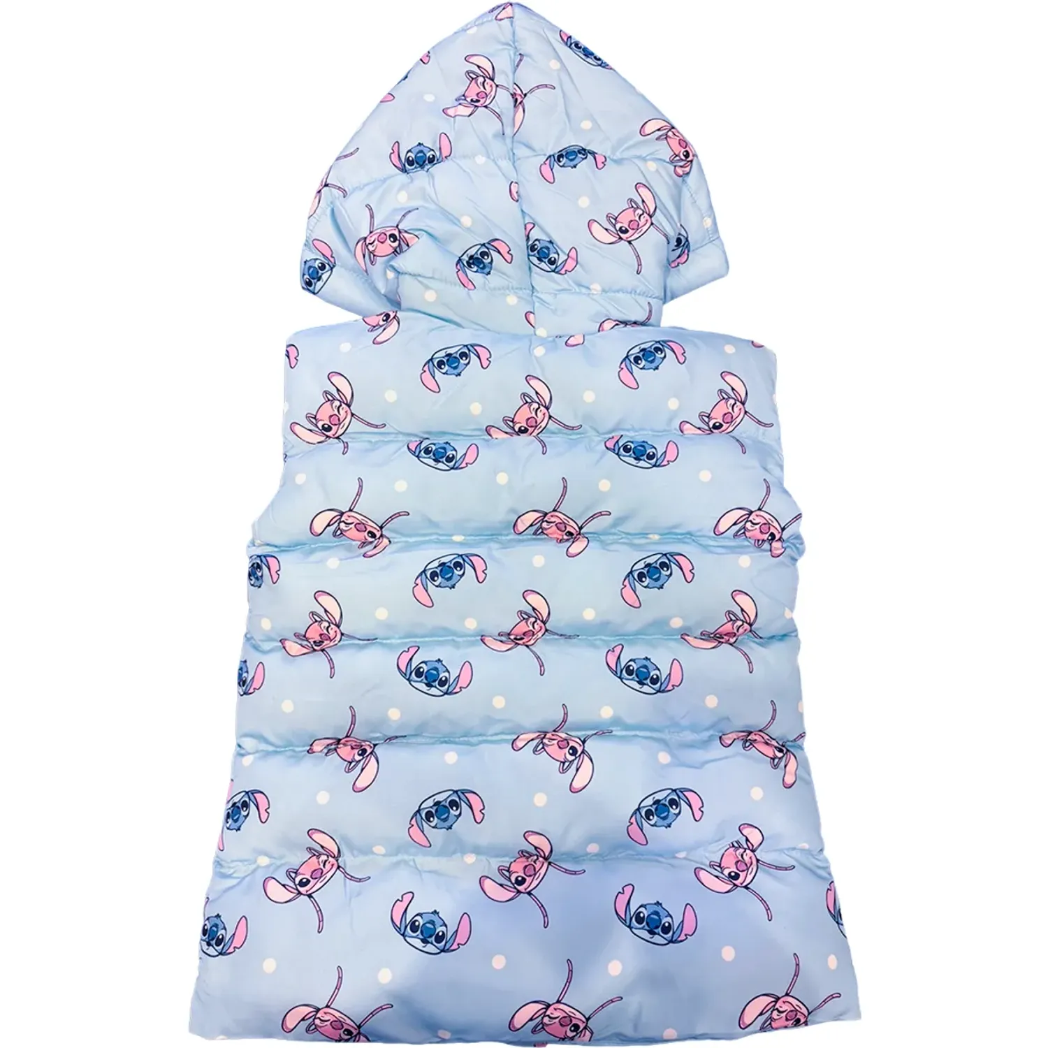 LILO Y STITCH Chaleco Lilo Y Stitch Niña Lilo & Stitch Lls-1087-A color celeste | Platanitos