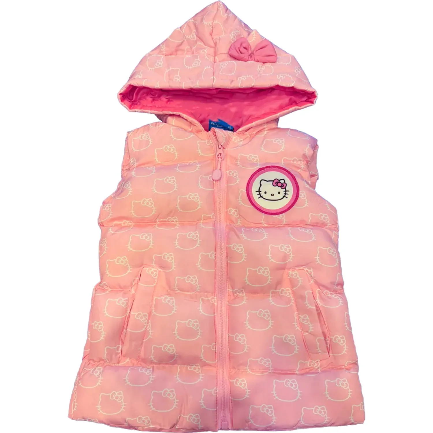 Chaleco Hello Kitty Niña Hello Kitty   Hkt-0248-A color rosado | Platanitos