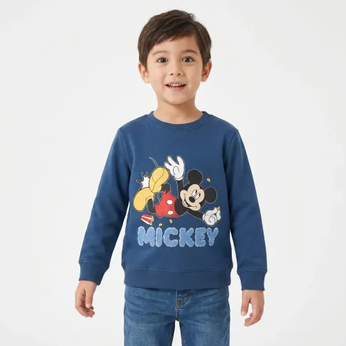 Polera Mickey Mouse Niño Mickey Mouse Mik-2516-A color azul | Platanitos