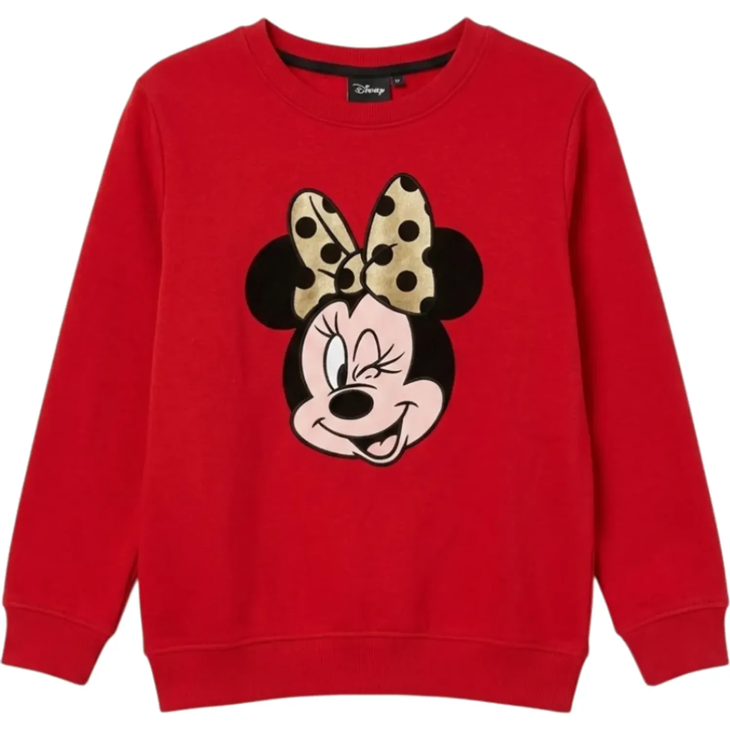 Minnie Mouse Polera Minnie Mouse Niña Minnie Mouse Min-2651-A color rojo | Platanitos