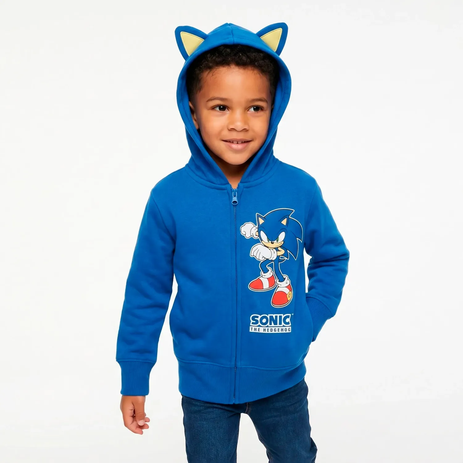 SONIC Casaca Sonic Niño Sonic Snm-0646-A color azul | Platanitos