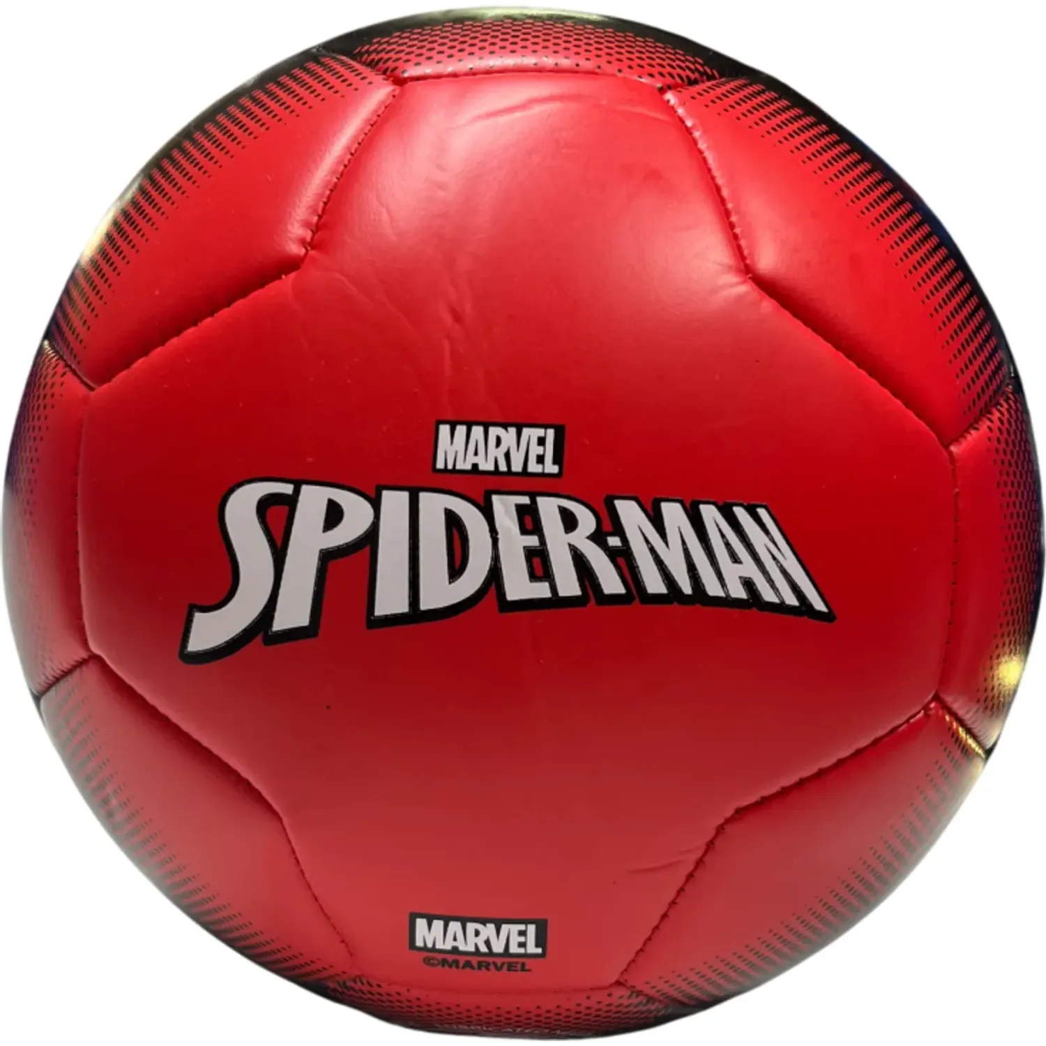 Pelota Spider-Man De Futbol Spiderman Rojo Msm-4684 color rojo | Platanitos