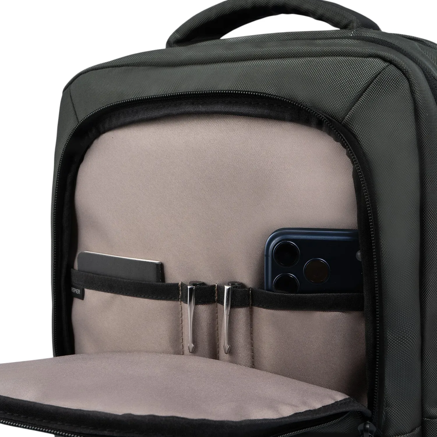 Mochila Crepier Hombre Rancel Grande color charcoal | Platanitos