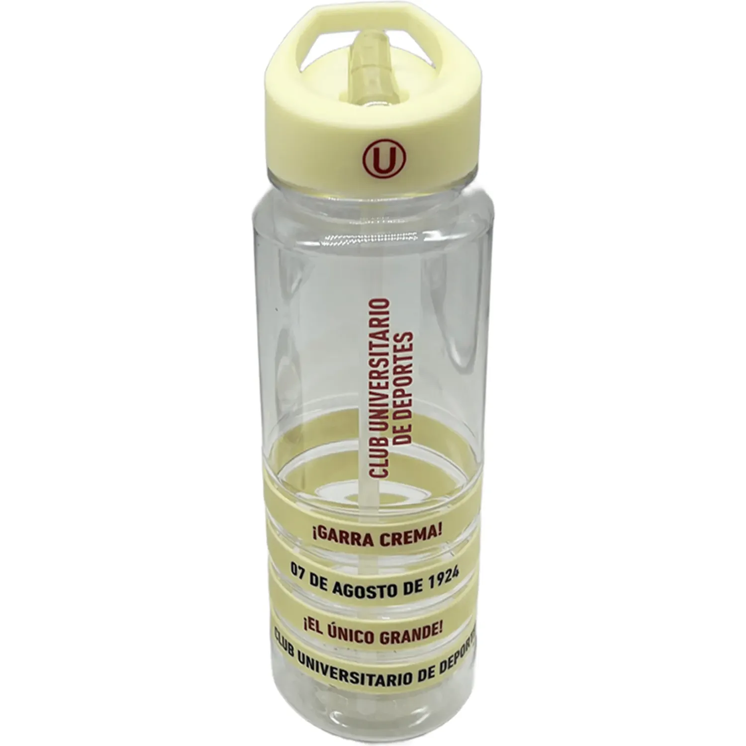 UNIVERSITARIO Botella Universitario Deportiva Universitario 750ml color transparente | Platanitos