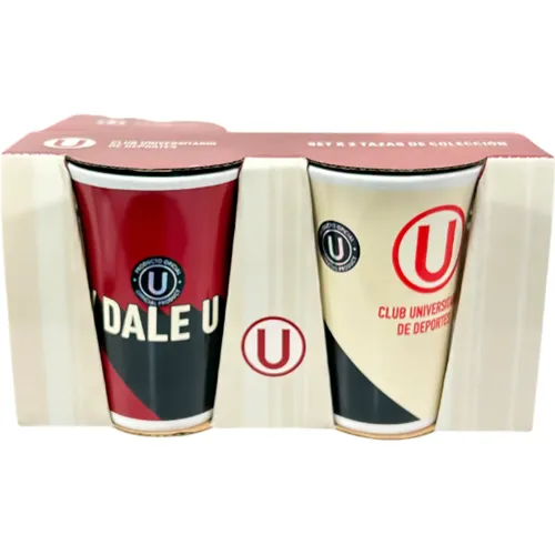 UNIVERSITARIO Set De Tazas Latte X2 Universitario 360ml