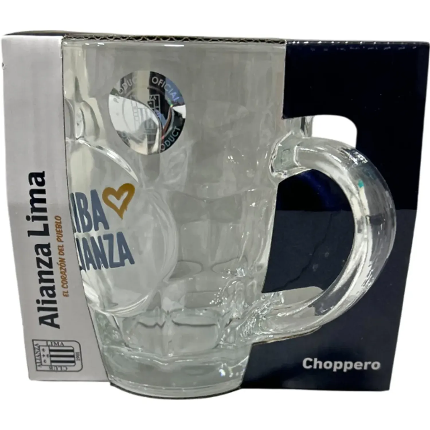 ALIANZA LIMA Vaso Alianza Lima Choppero Alianza Lima 560ml color transparente | Platanitos