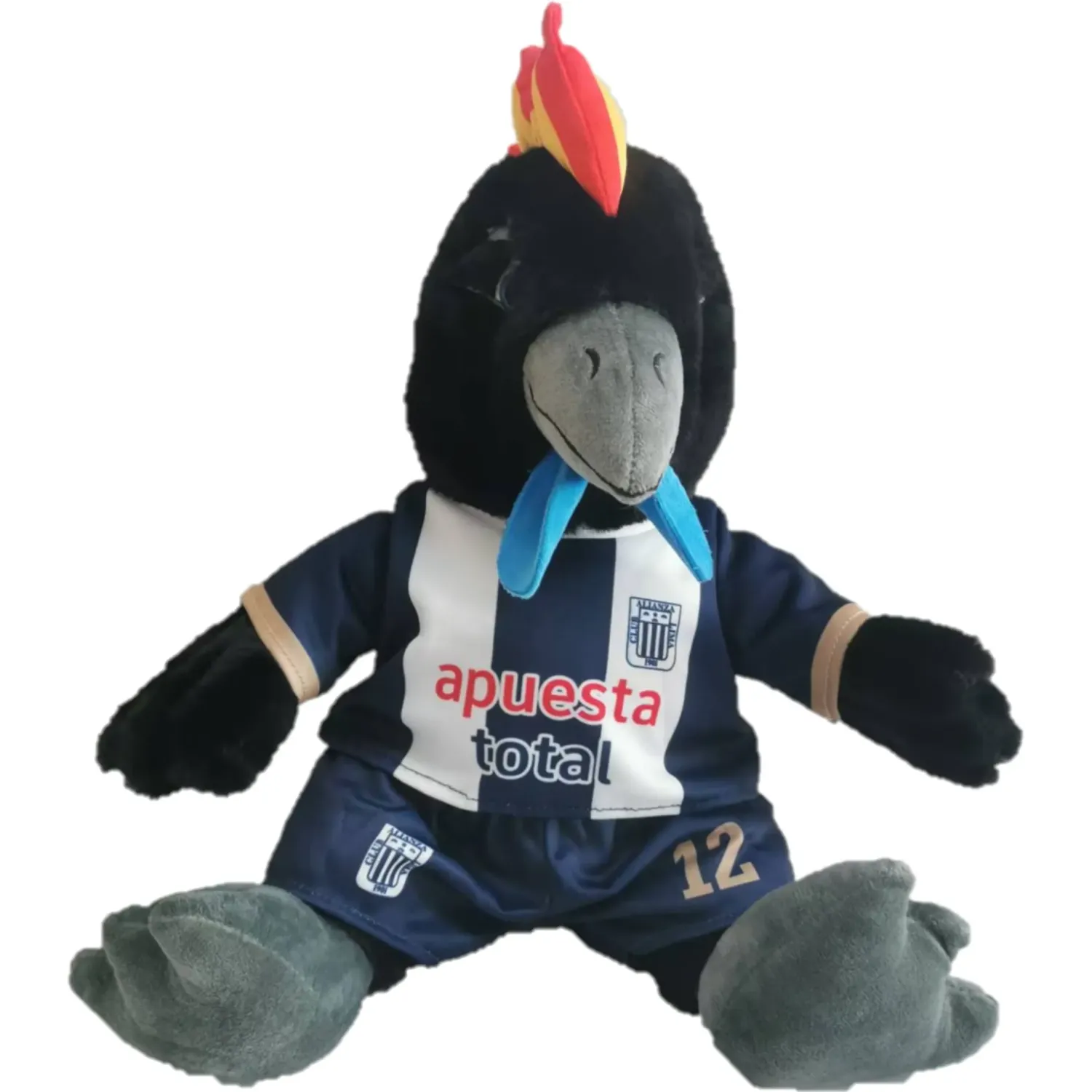 ALIANZA LIMA Peluche Alianza Lima Gallo Negro Alianza Lima 35cm color negro | Platanitos