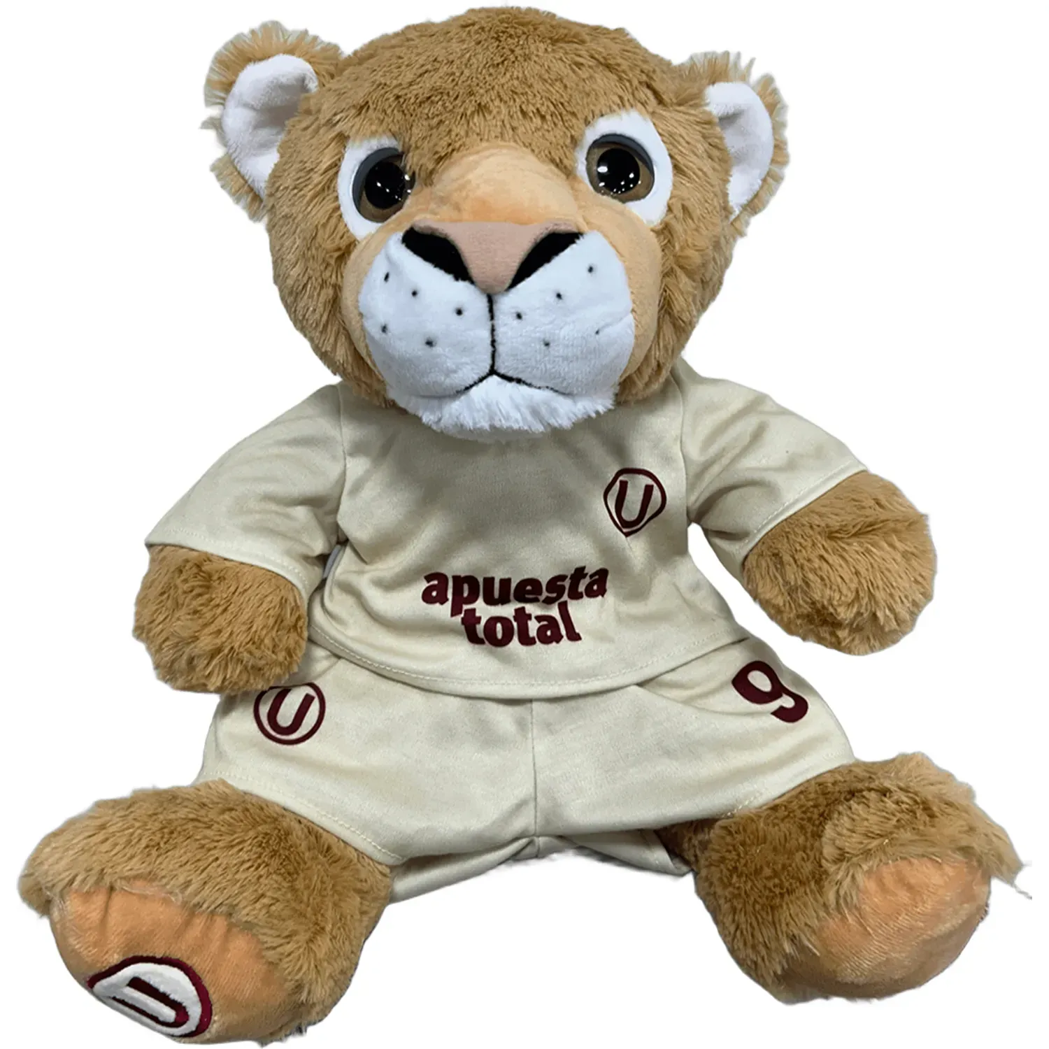 UNIVERSITARIO Peluche Universitario Garrita Universitario 35cm color crema | Platanitos