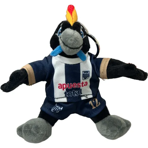 ALIANZA LIMA Llavero Peluche Gallo Negro Alianza Lima