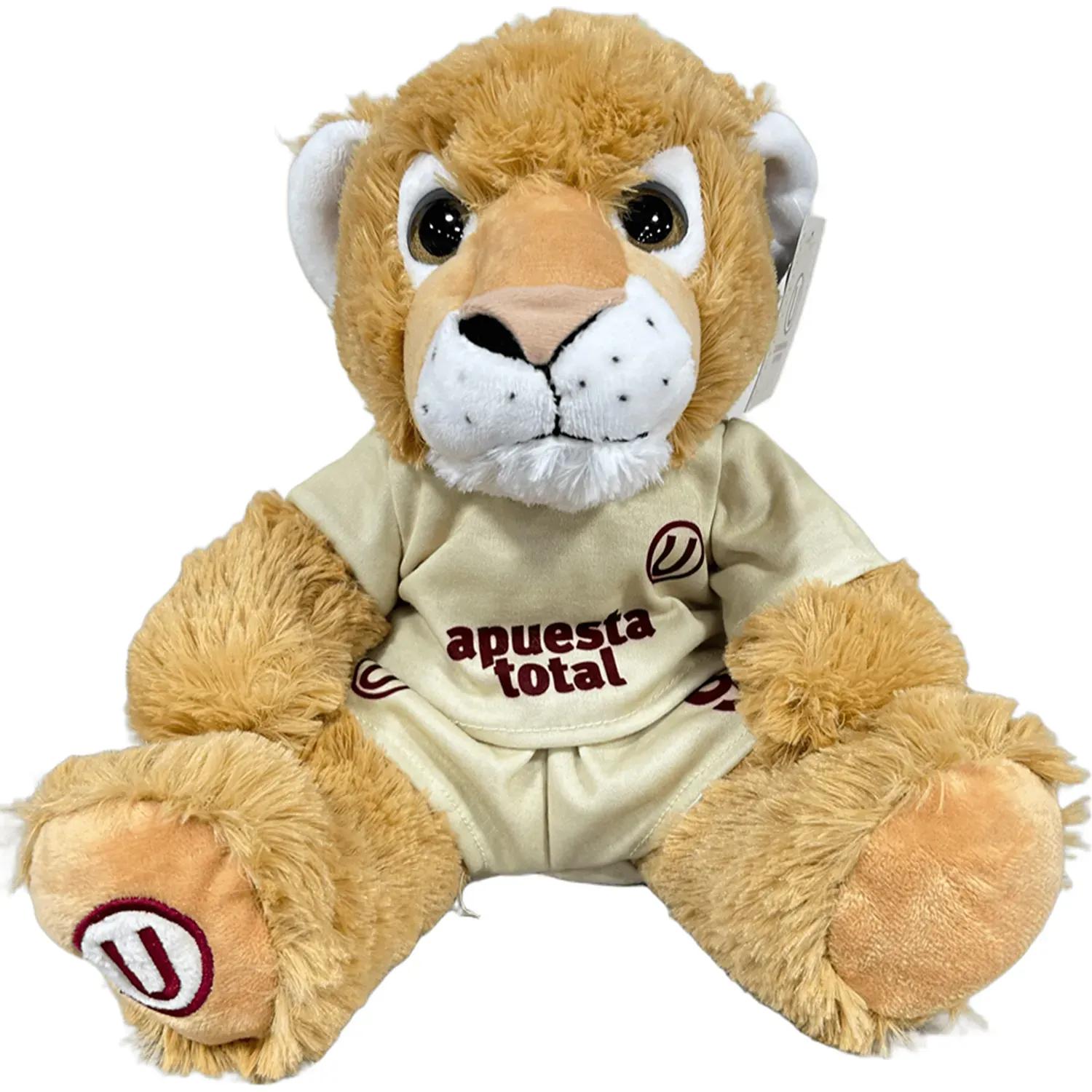 UNIVERSITARIO Peluche Universitario Garrita Universitario 25cm color crema | Platanitos