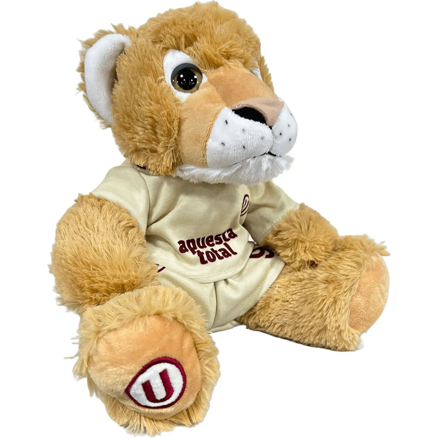 UNIVERSITARIO Peluche Universitario Garrita Universitario 25cm color crema | Platanitos